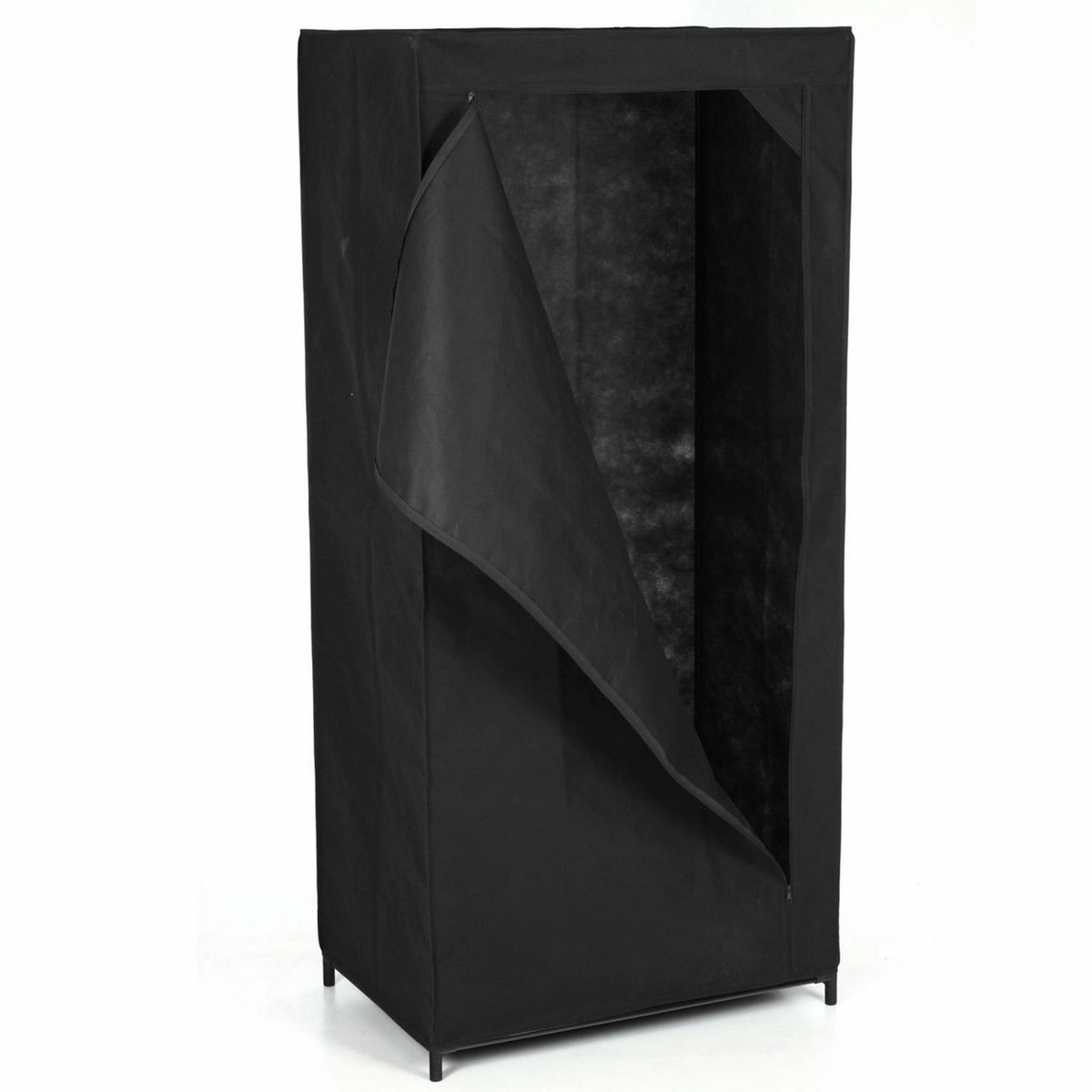ID SPACE Armoire penderie - Housse en tissu - 70 x H. 148 cm