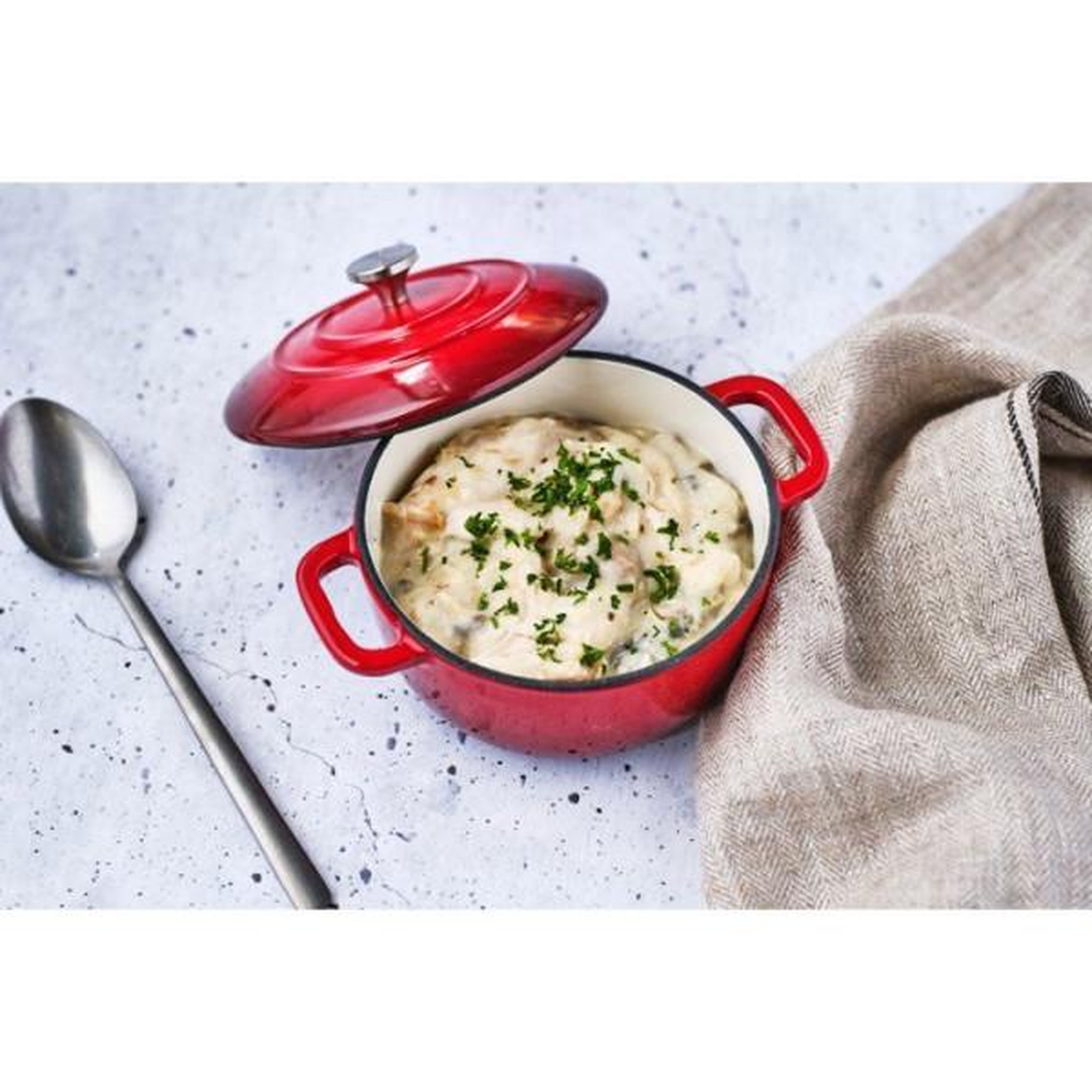 COSY & TRENDY Tajine  - cosy & trendy - fontestic 28,5 cm - fonte - rouge - tous feux