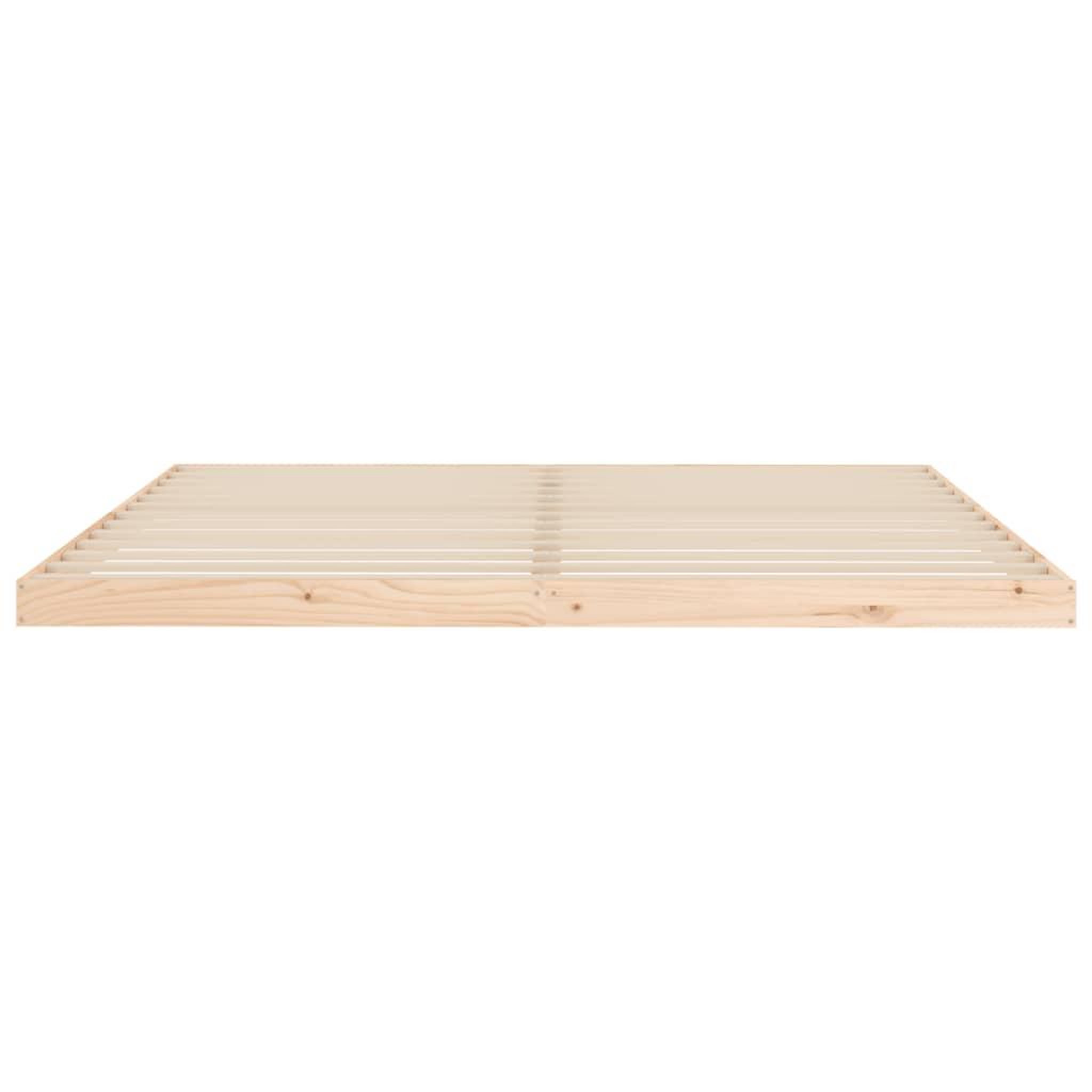 Voir la diapositive 5 : VIDAXL Cadre de lit sans matelas 200x200 cm bois massif de pin