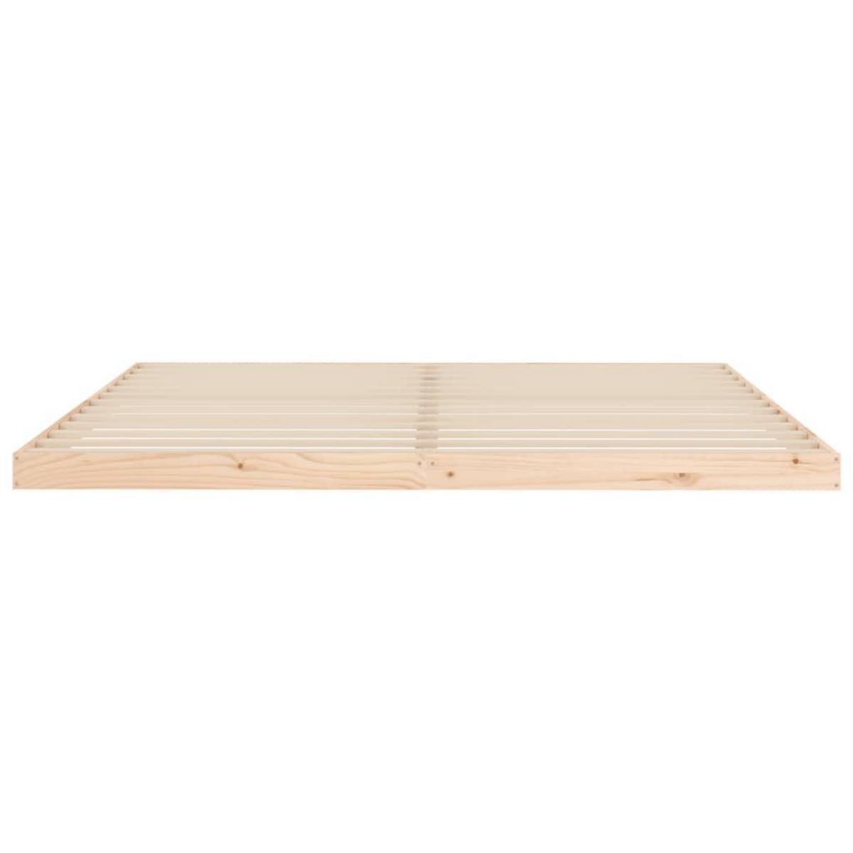 VIDAXL Cadre de lit sans matelas 200x200 cm bois massif de pin