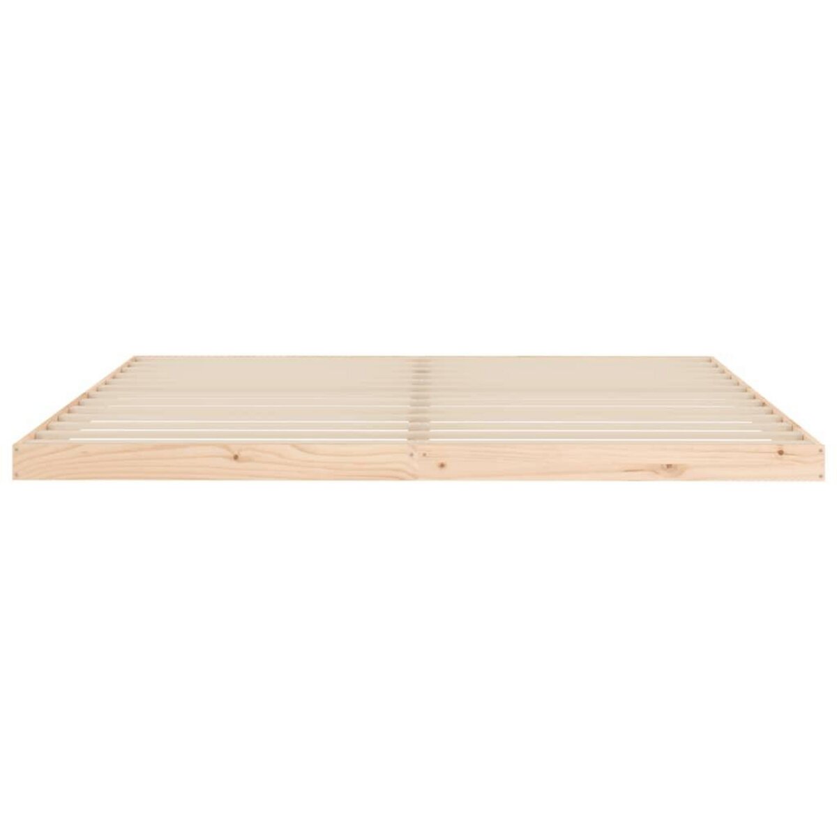 VIDAXL Cadre de lit sans matelas 200x200 cm bois massif de pin