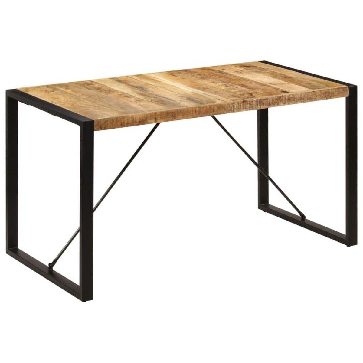 VIDAXL Table a manger 140x70x75 cm Bois de manguier massif