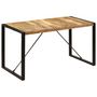 Voir la diapositive 1 : VIDAXL Table a manger 140x70x75 cm Bois de manguier massif
