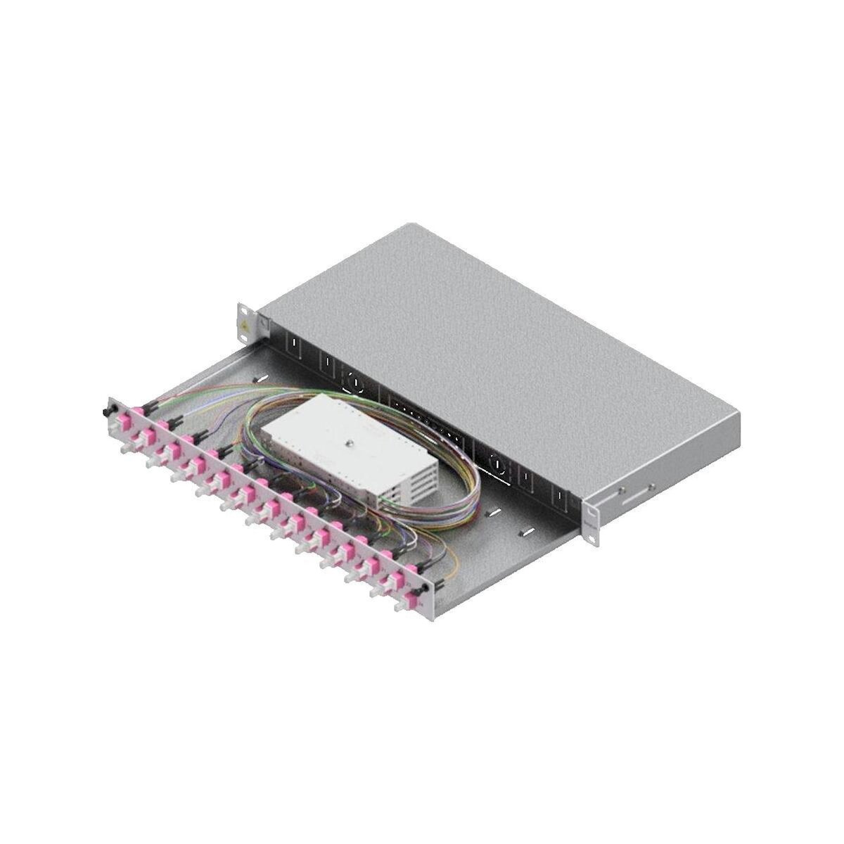 easyBox Boîtier de splicing de fibres optiques Easylan LWL-Spleissbox Grade C gris