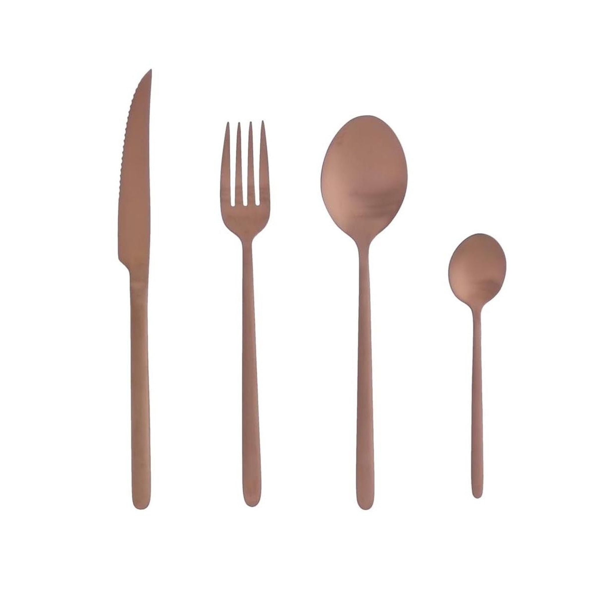 Jean dubost Ménagère 16 pièces copper cuivre - NA020890X20047