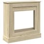 Voir la diapositive 2 : VIDAXL Cadre de cheminee chene sonoma 90x30x90 cm bois d'ingenierie