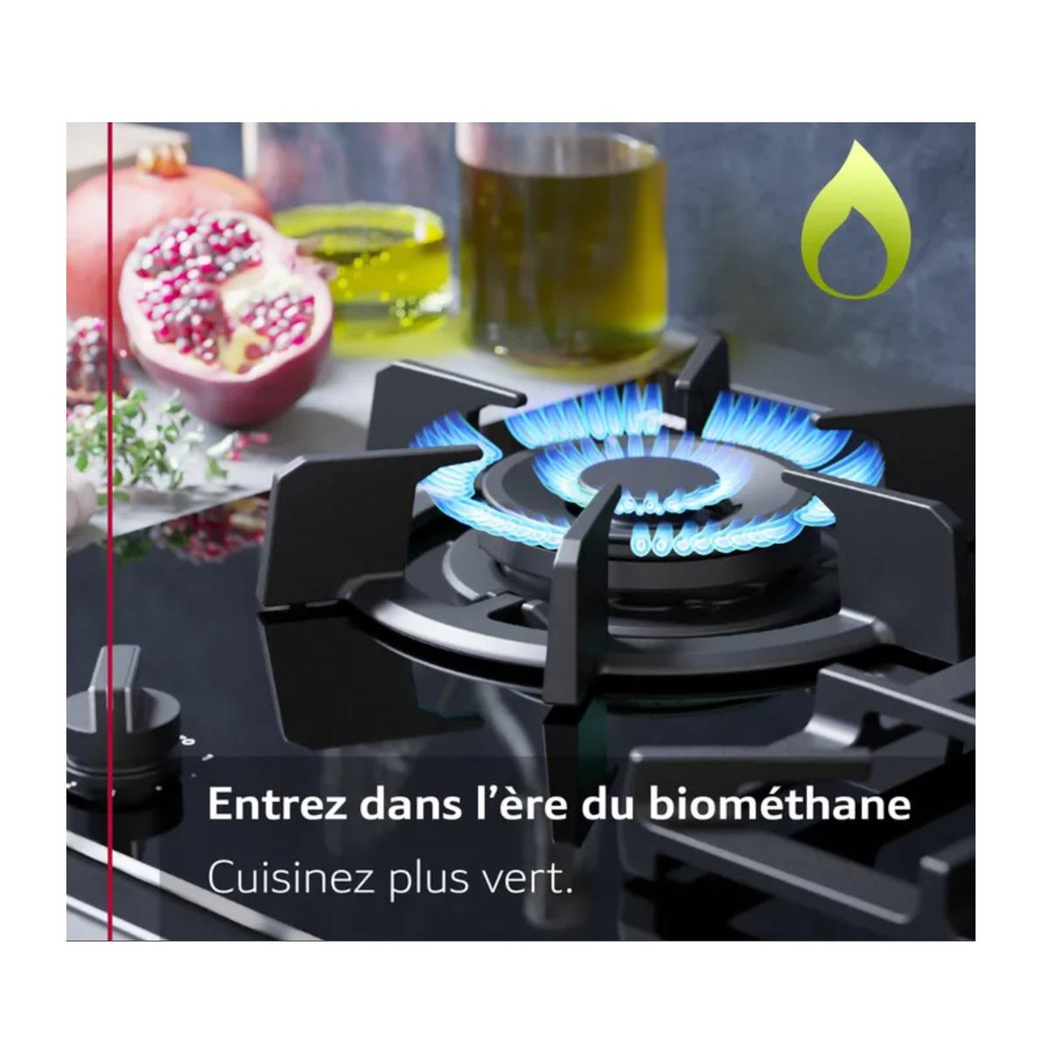 Voir la diapositive 2 : Neff Table de cuisson gaz 60cm 3 feux 7300w - t26nkc4s0