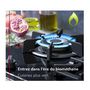 Voir la diapositive 2 : Neff Table de cuisson gaz 60cm 3 feux 7300w - T26NKC4S0