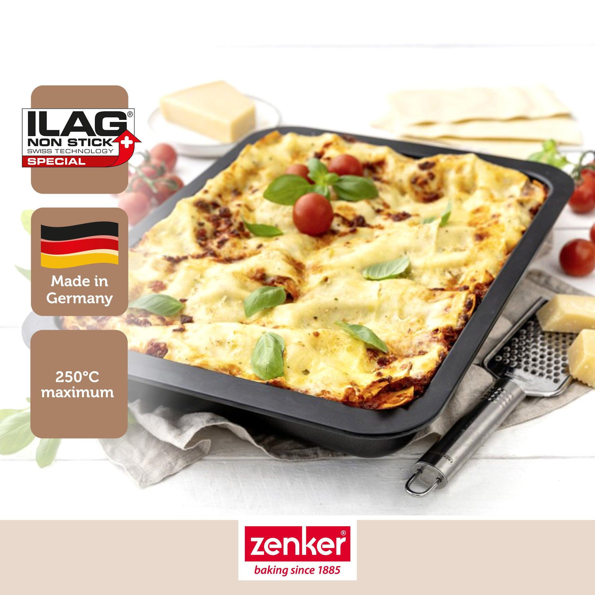 Voir la diapositive 2 : ZENKER Plat à lasagnes maison 36 x 27 cm zenker spécial countries