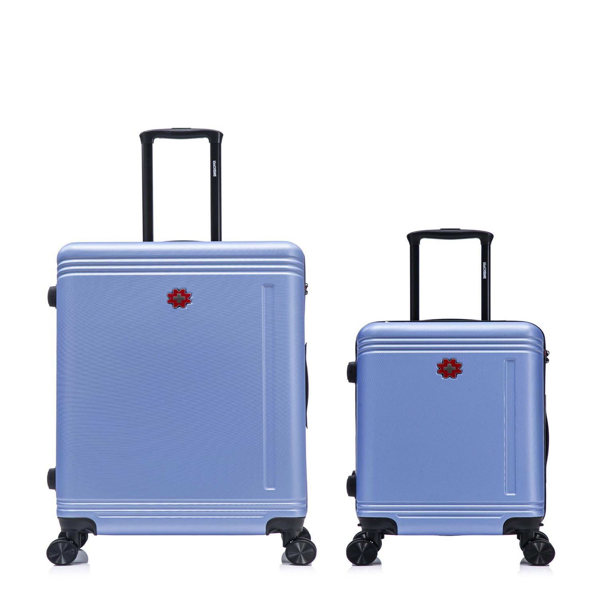 SWISS KOPPER Lot de 2 Valises Rigides Grand Format et Cabine GSTAAD