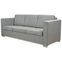 Voir la diapositive 2 : VIDAXL Canape a 3 places Tissu Gris clair