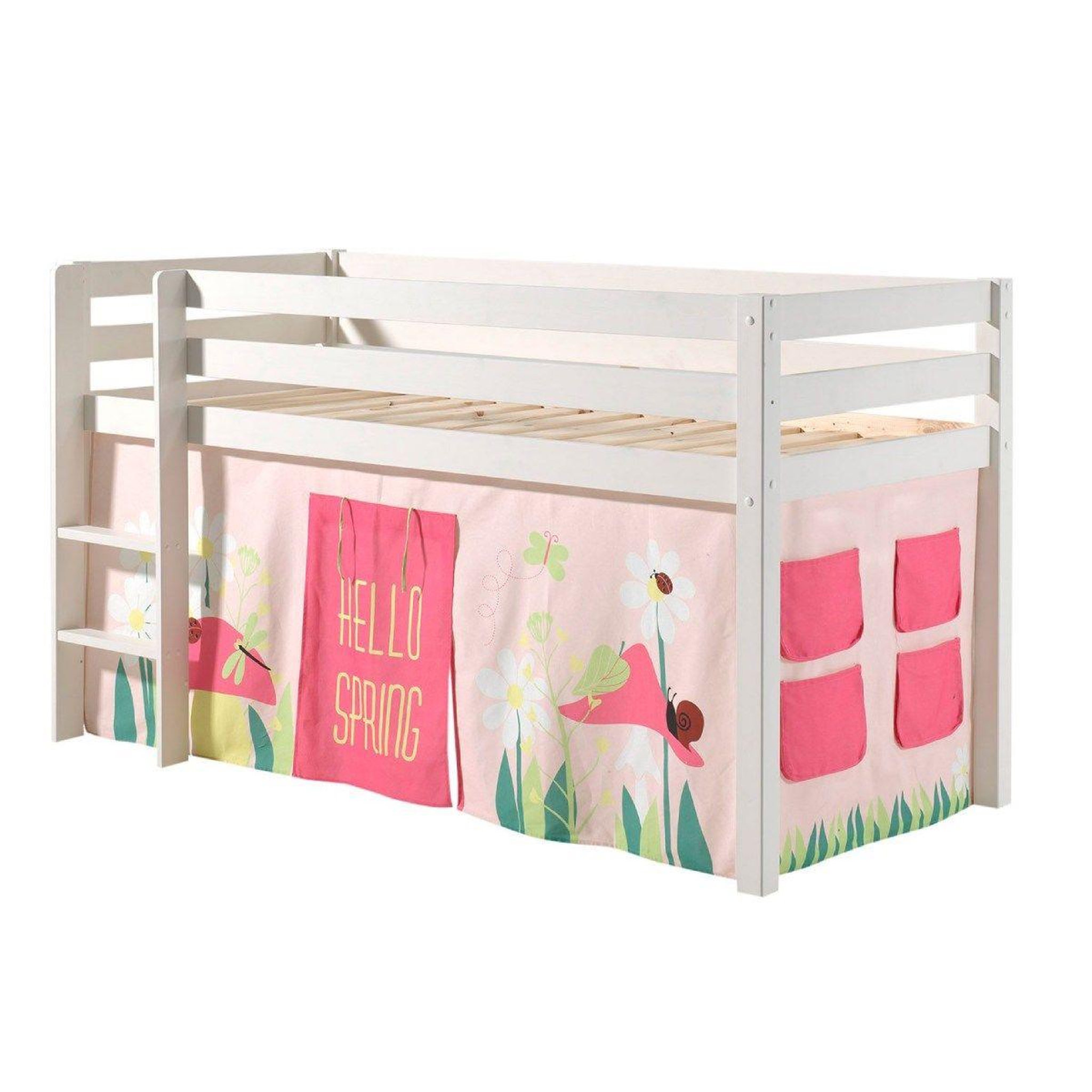 Paris Prix Lit enfant  pino spring  blanc