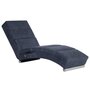 Voir la diapositive 2 : VIDAXL Chaise longue de longue Gris Similicuir daim