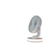 INNOVAGOODS Ventilateur de Bureau Innovagoods Rechargeable avec LED FanLed Ø6,6'' 4000 mAh