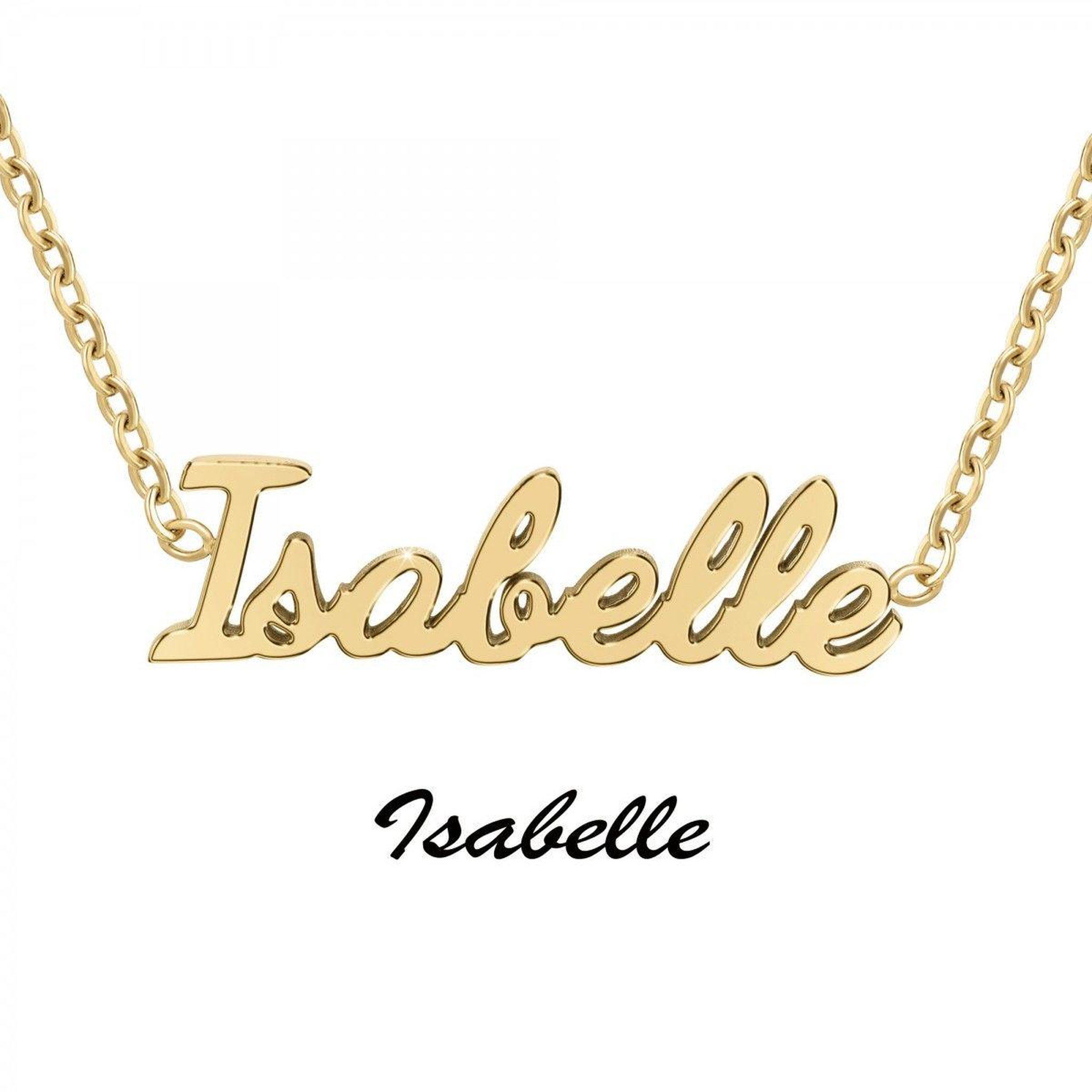 Voir la diapositive 3 : SC CRYSTAL Isabelle - Collier prénom