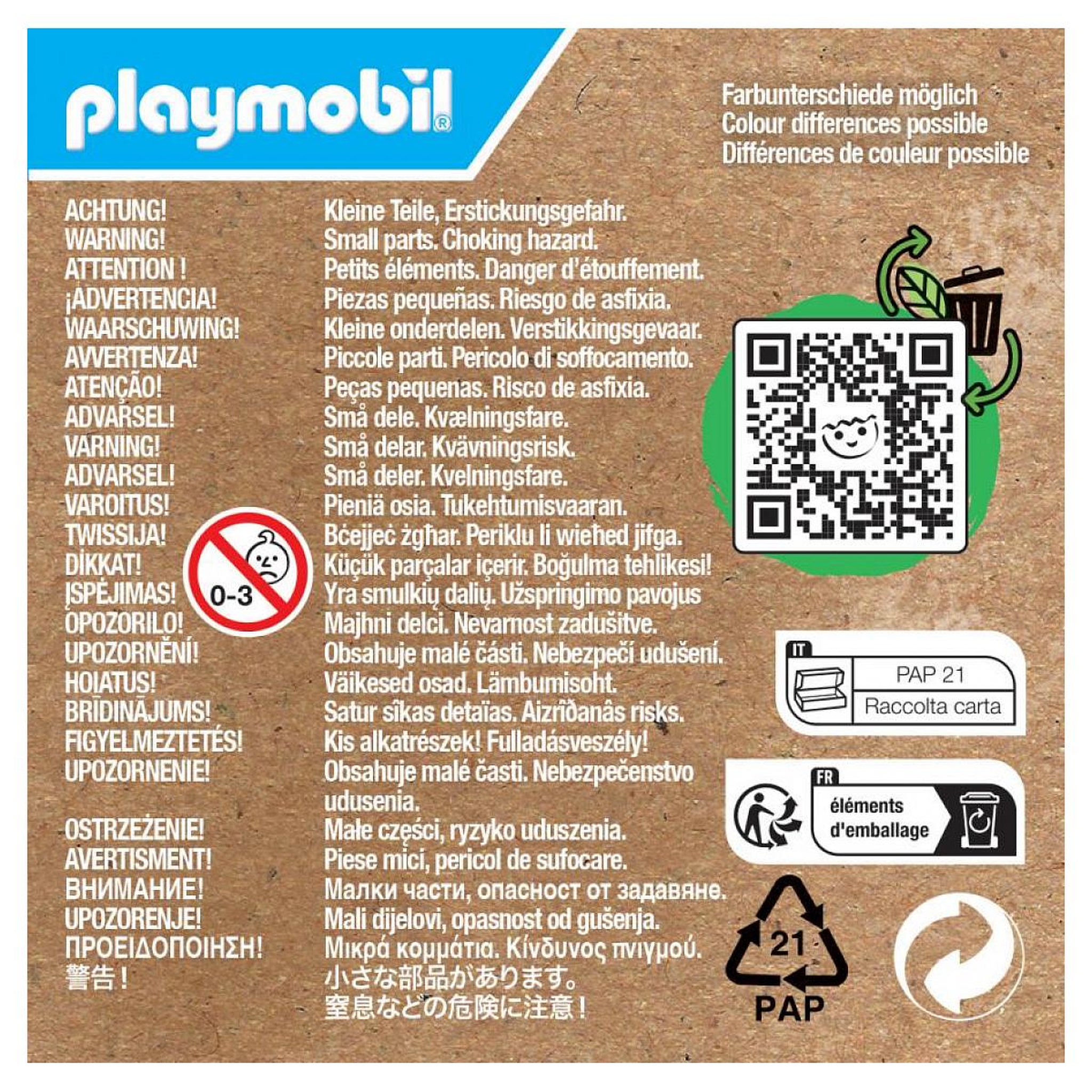 Voir la diapositive 2 : PLAYMOBIL 71291 - Castor et une souche d'arbre