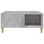 Voir la diapositive 5 : VIDAXL Table basse gris beton 80x80x36,5 cm bois d'ingenierie