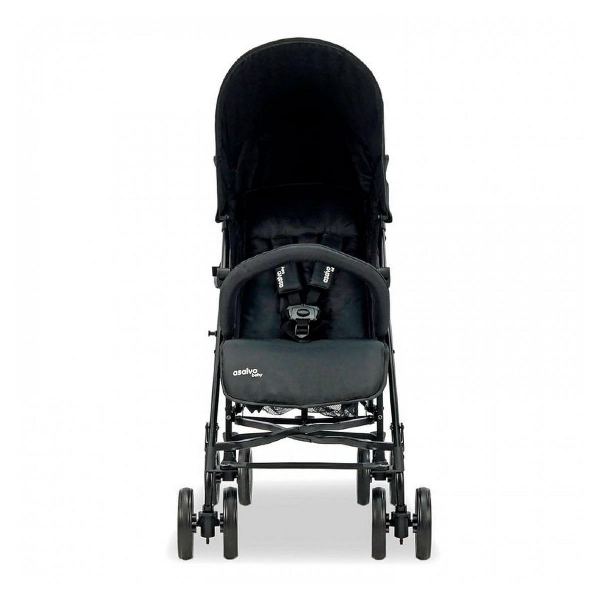 Asalvo Poussette Trotter Plus Noir - Le Choix Idéal pour Votre Bébé