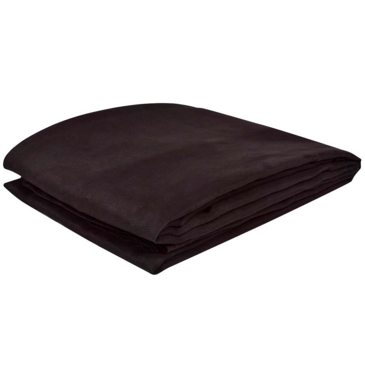 VIDAXL Housse de canape Micro-suede Marron 140x210 cm