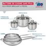 Voir la diapositive 2 : ELO Ensemble de 3 Poêles de cuisson 24, 28 et 32 cm et 3 faitouts 12, 14 et 20 cm Elo Profi Brillant