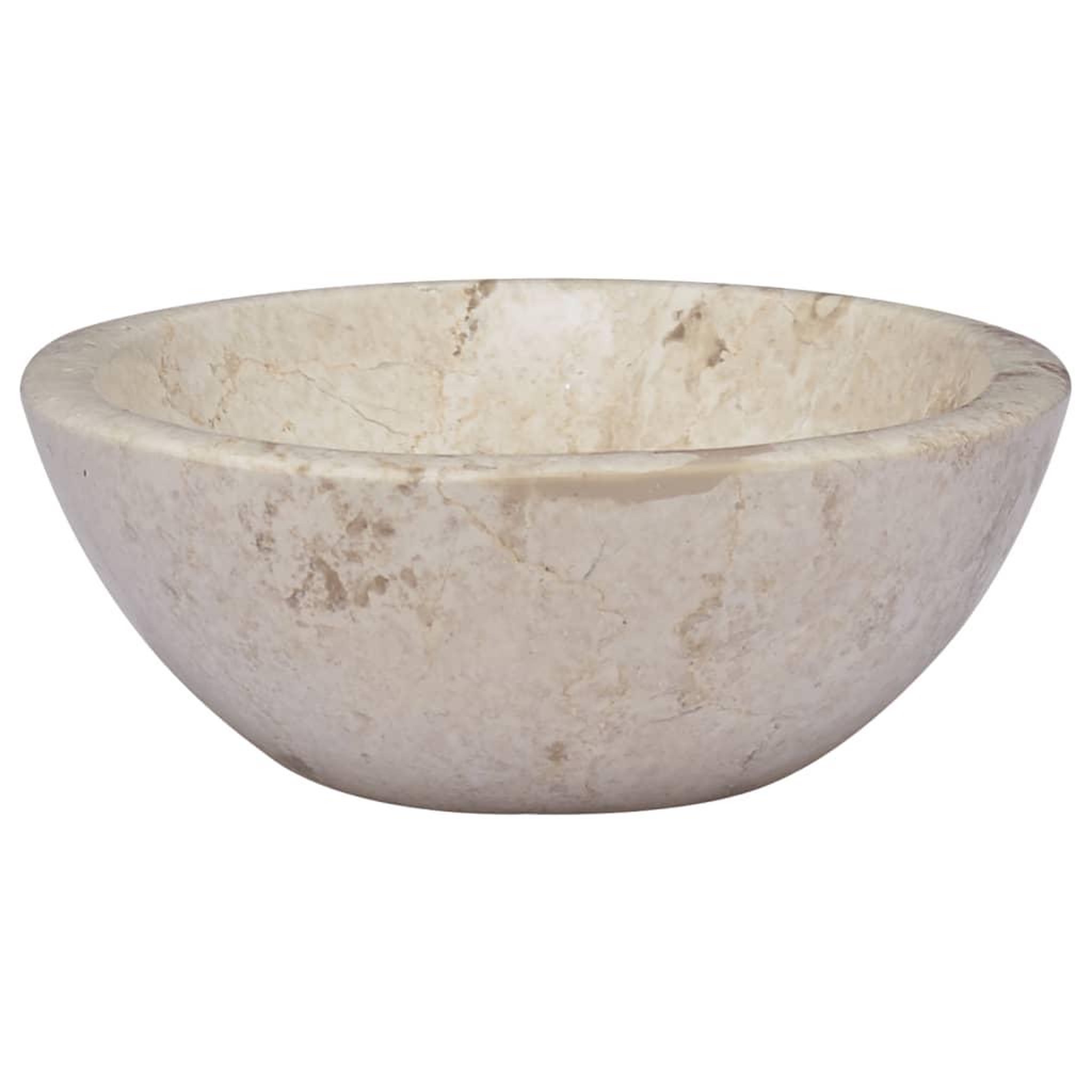 Voir la diapositive 4 : VIDAXL Lavabo Creme 53x40x15 cm Marbre