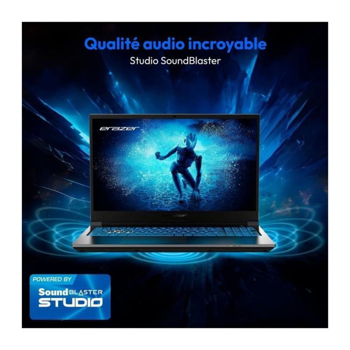 Razer PC portable Gamer ERAZER - DEPUTY P60 - Windows 11 - 15,6'' FHD 144Hz - RTX 4070 - Core i7-12650H - RAM 16Go - SSD 512Go - AZERT