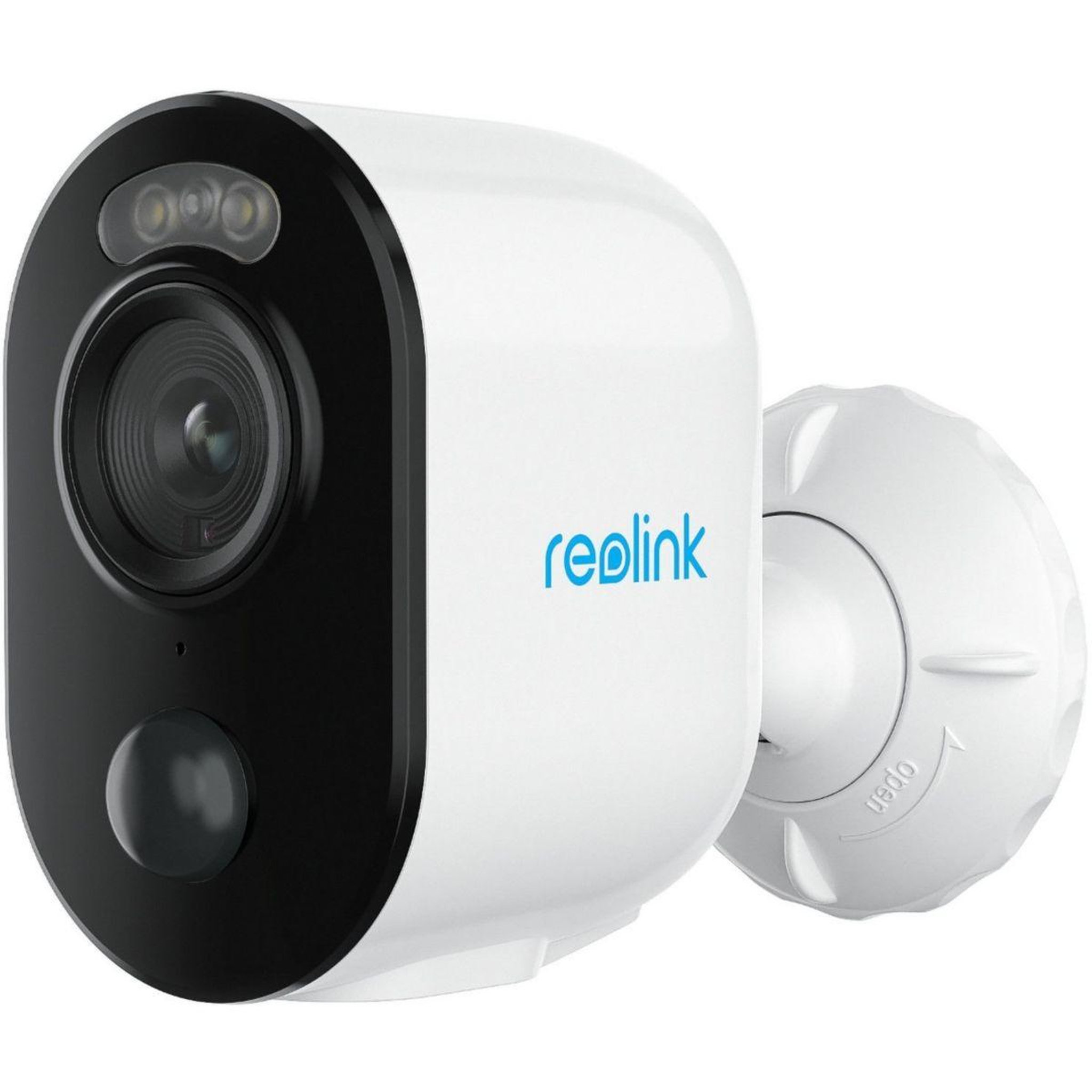 Voir la diapositive 2 : REOLINK Caméra de surveillance b310 blanche + panneau solaire