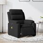 Voir la diapositive 1 : VIDAXL Fauteuil inclinable de massage electrique noir velours