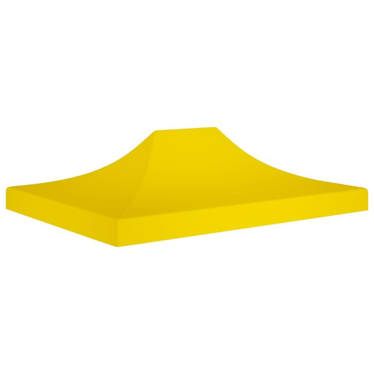 VIDAXL Toit de tente de reception 4x3 m Jaune 270 g/m^2