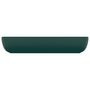 Voir la diapositive 4 : VIDAXL Lavabo de luxe rectangulaire Vert fonce mat 71x38 cm Ceramique