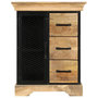 Voir la diapositive 2 : VIDAXL Buffet 60x30x75 cm Bois de manguier massif