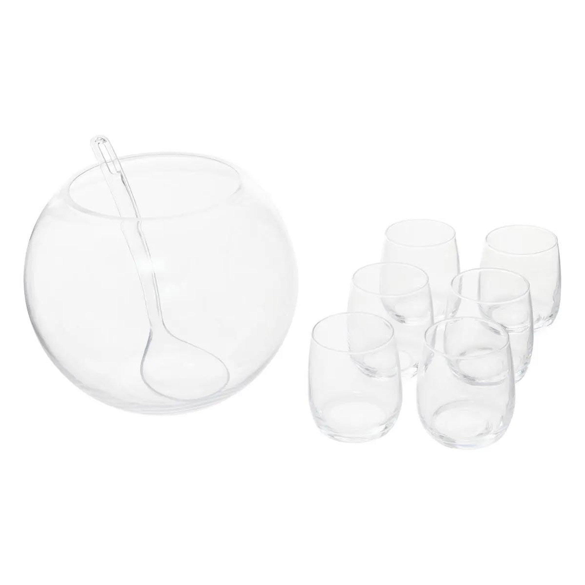 SECRET DE GOURMET Coffret cocktail 8 pièces  punch  6,5l transparent