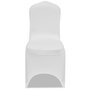 Voir la diapositive 2 : VIDAXL Housse blanche extensible pour chaise 50 pieces