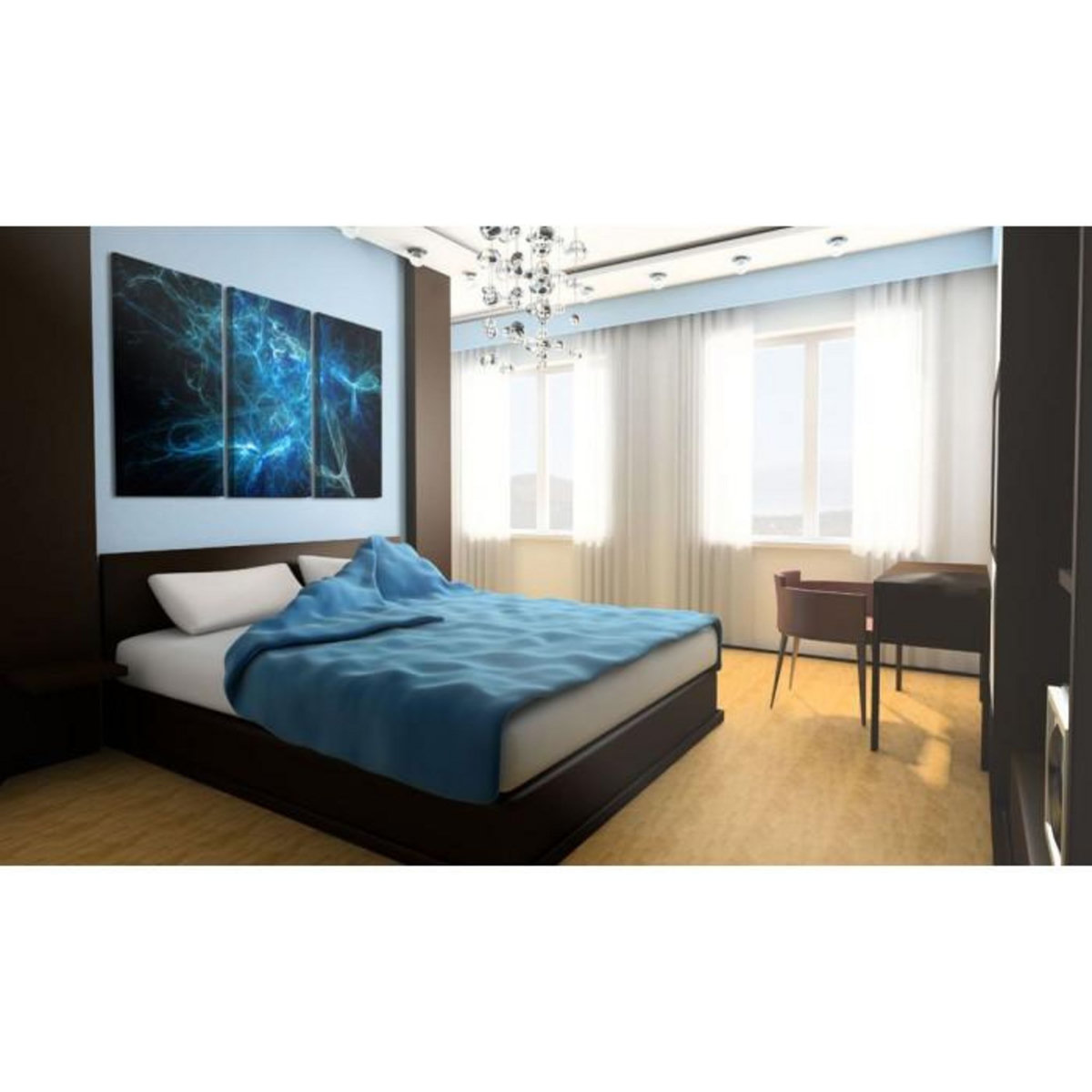 Paris Prix Tableau Imprimé  Tempête électrique