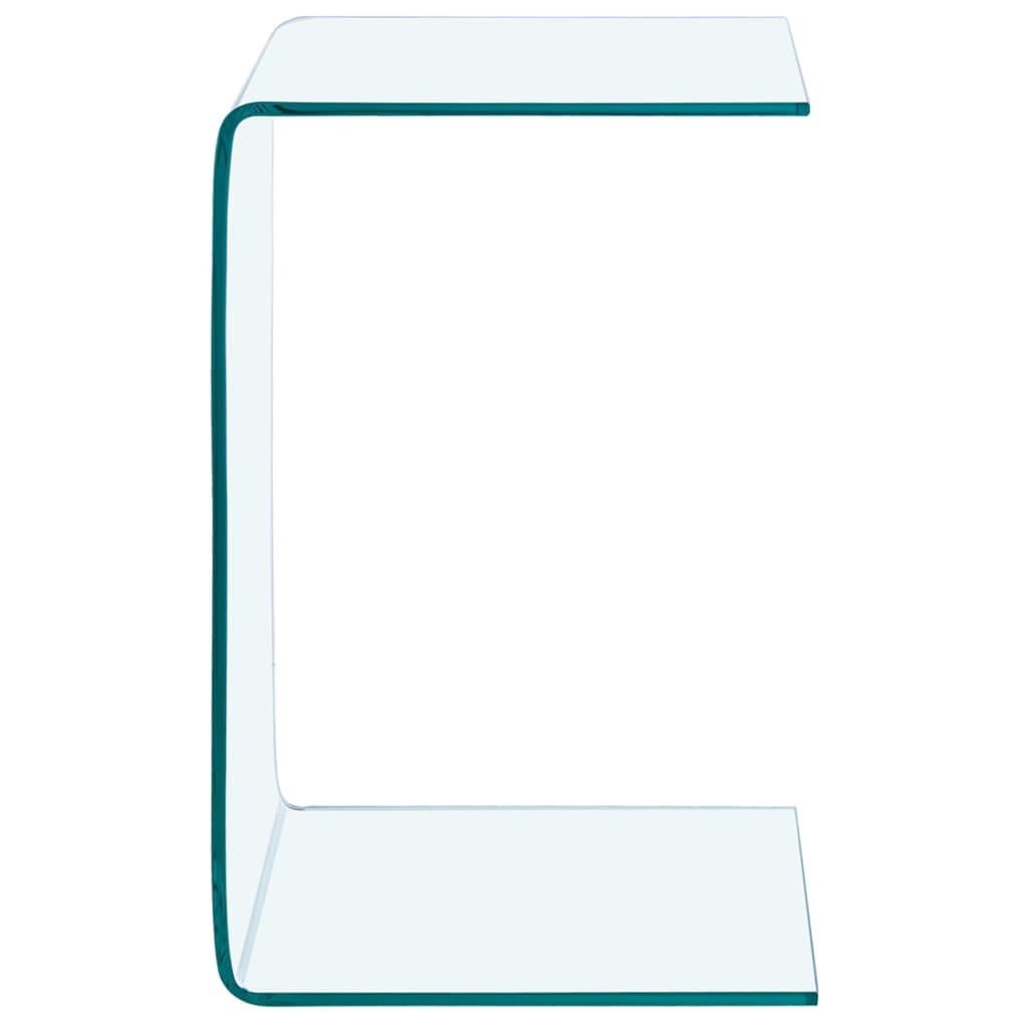 Voir la diapositive 4 : VIDAXL Table d'appoint 40x40x60 cm Verre trempe
