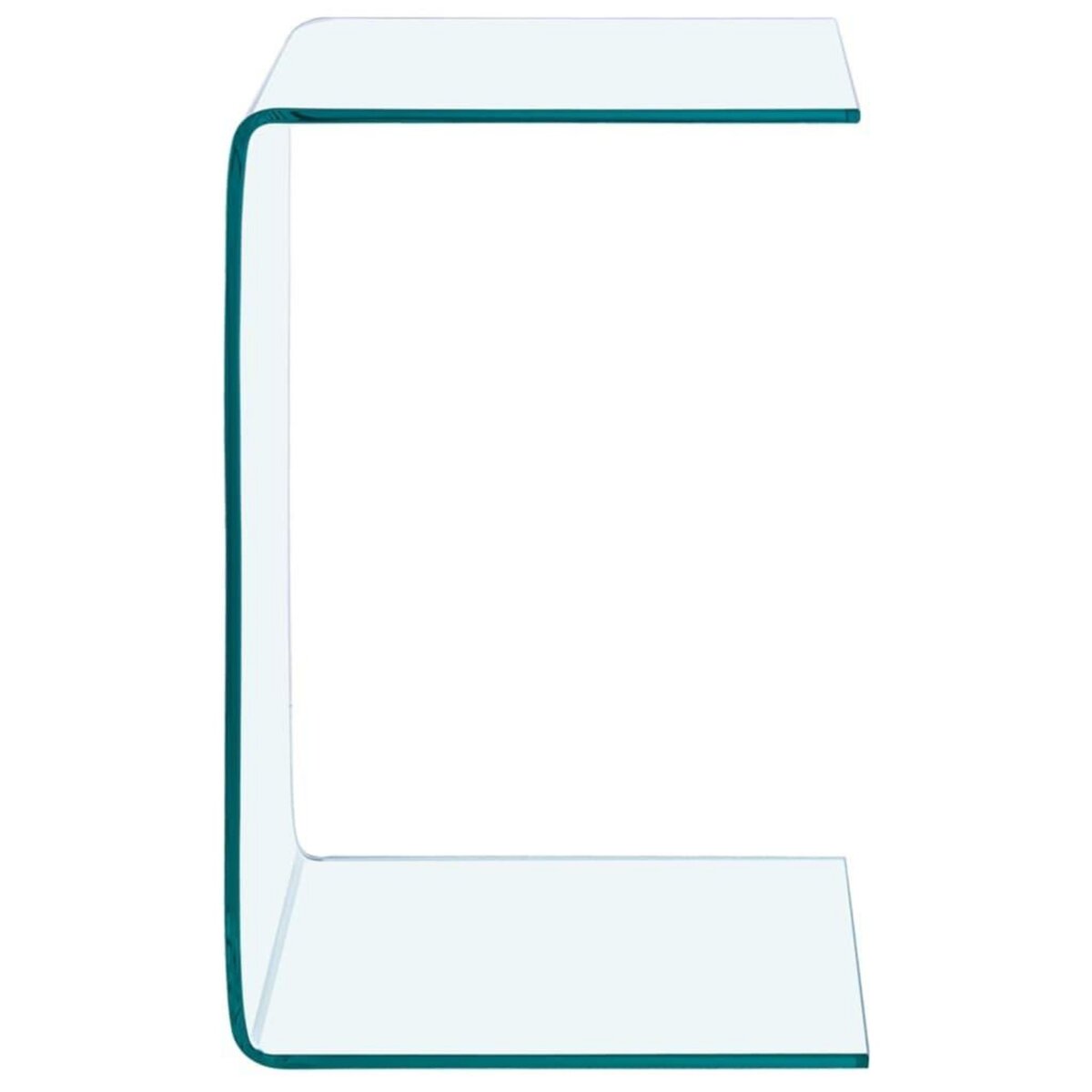 VIDAXL Table d'appoint 40x40x60 cm Verre trempe