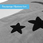 Voir la diapositive 3 : Monsieur Bébé Tapis de jeu, de sol, d'éveil ou de parc bébé, enfant molletonné 1m x 1m - Gris