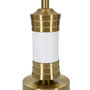 Voir la diapositive 2 : Paris Prix Lampe à Poser en Métal  Whity  52cm Blanc & Or