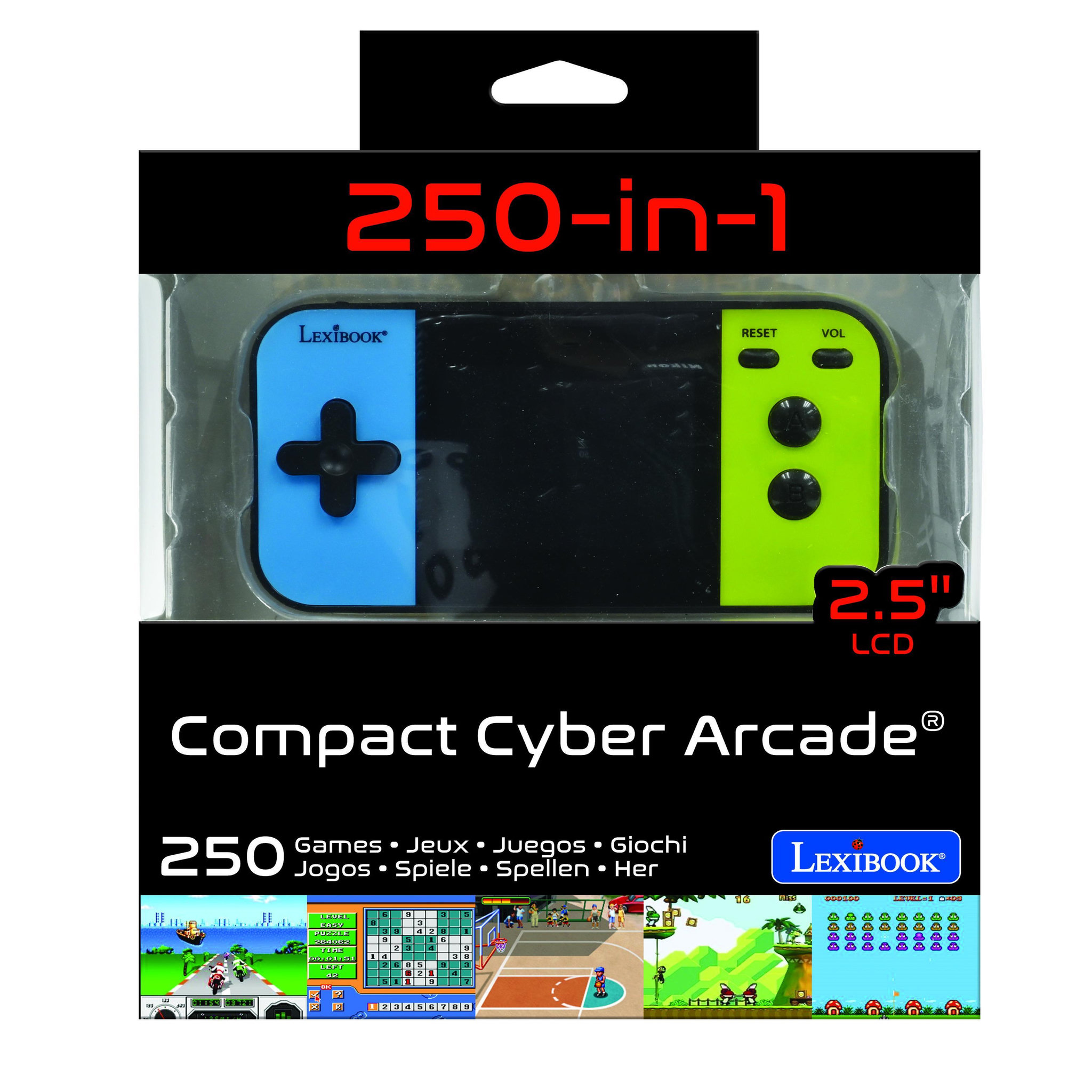 Voir la diapositive 5 : Lexibook Console de jeux portable couleur Cyber Arcade Pocket