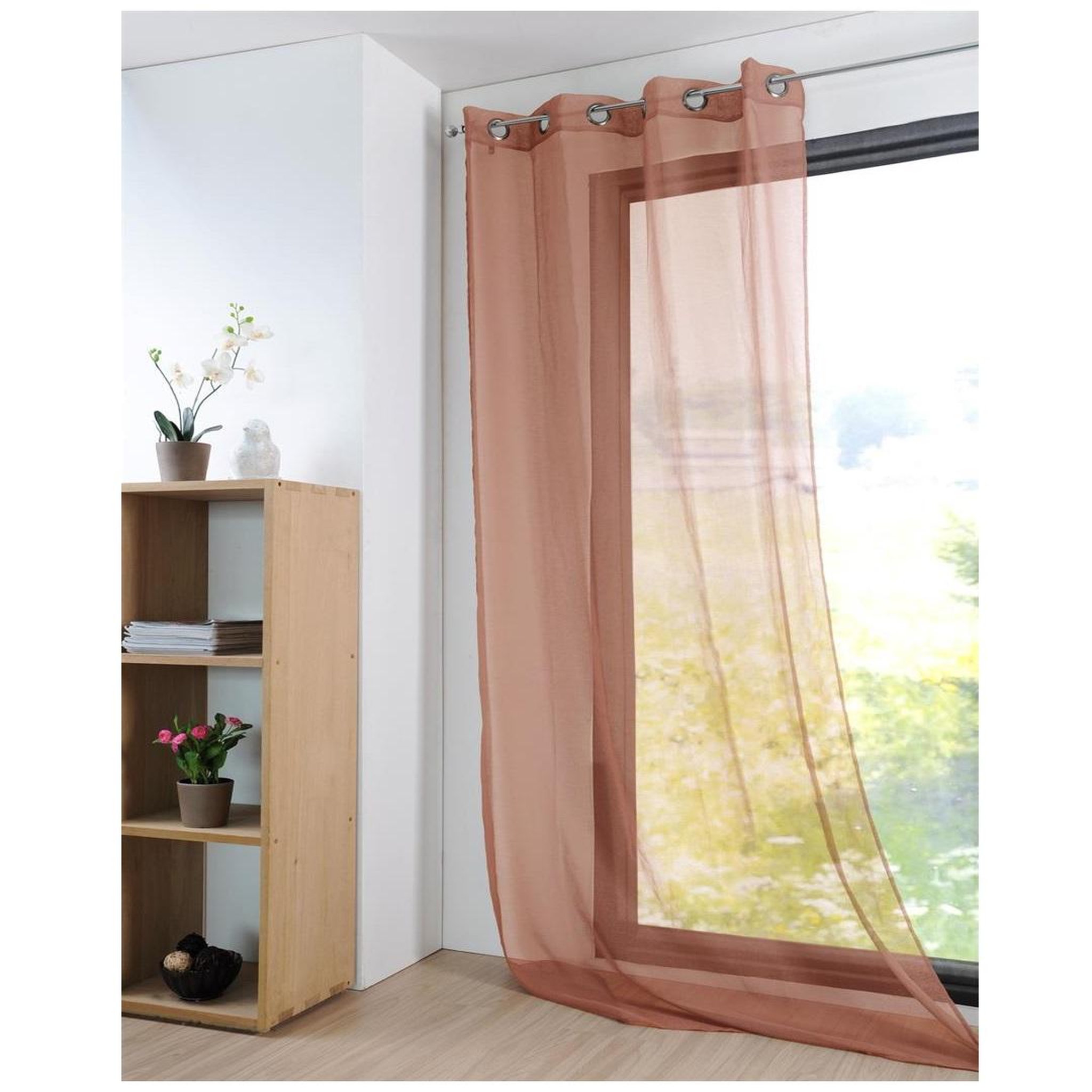 Voir la diapositive 2 : Eden Voilage uni collection mona design et moderne