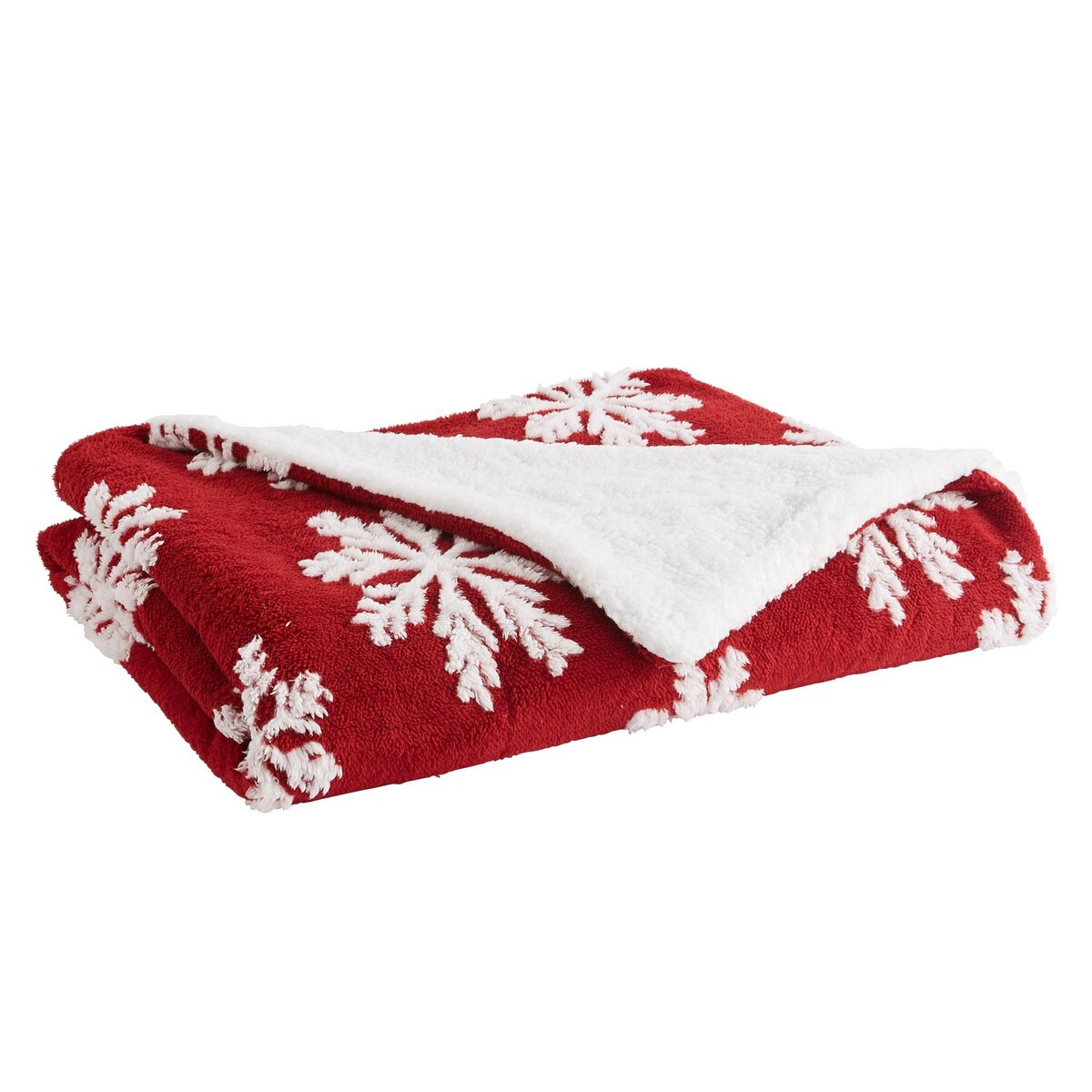 ACTUEL Plaid fantaisie double face en polyester 250g/m²  FLOCON