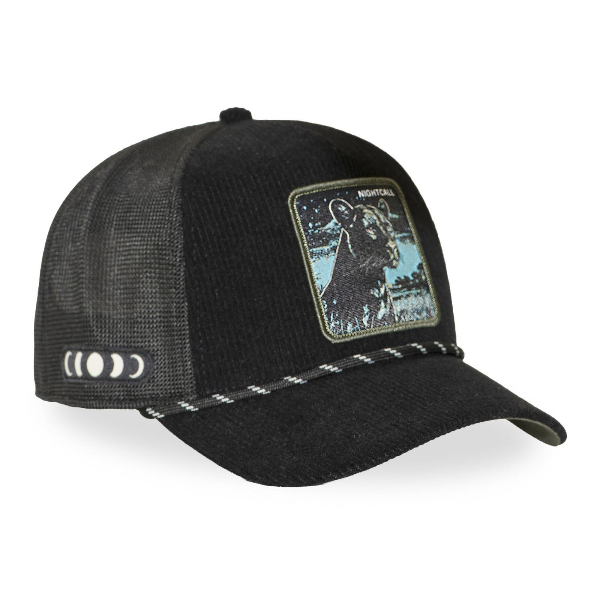 Voir la diapositive 4 : CAPSLAB Casquette trucker  premium avec filet  nightcall