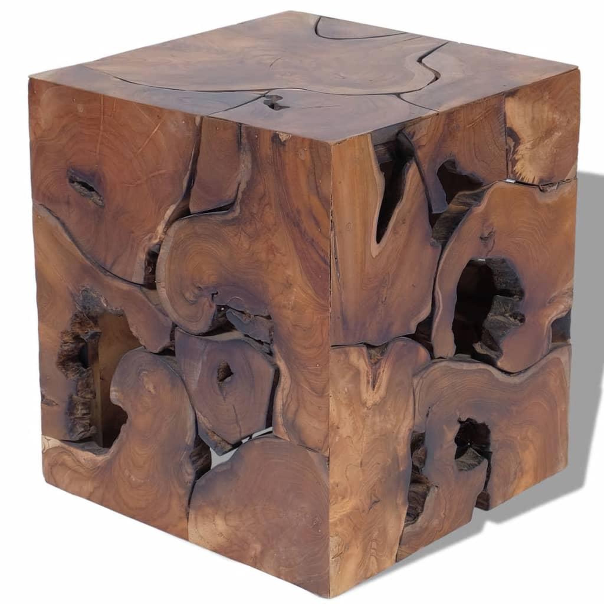 Voir la diapositive 3 : VIDAXL Tabourets/Table basse teck massif