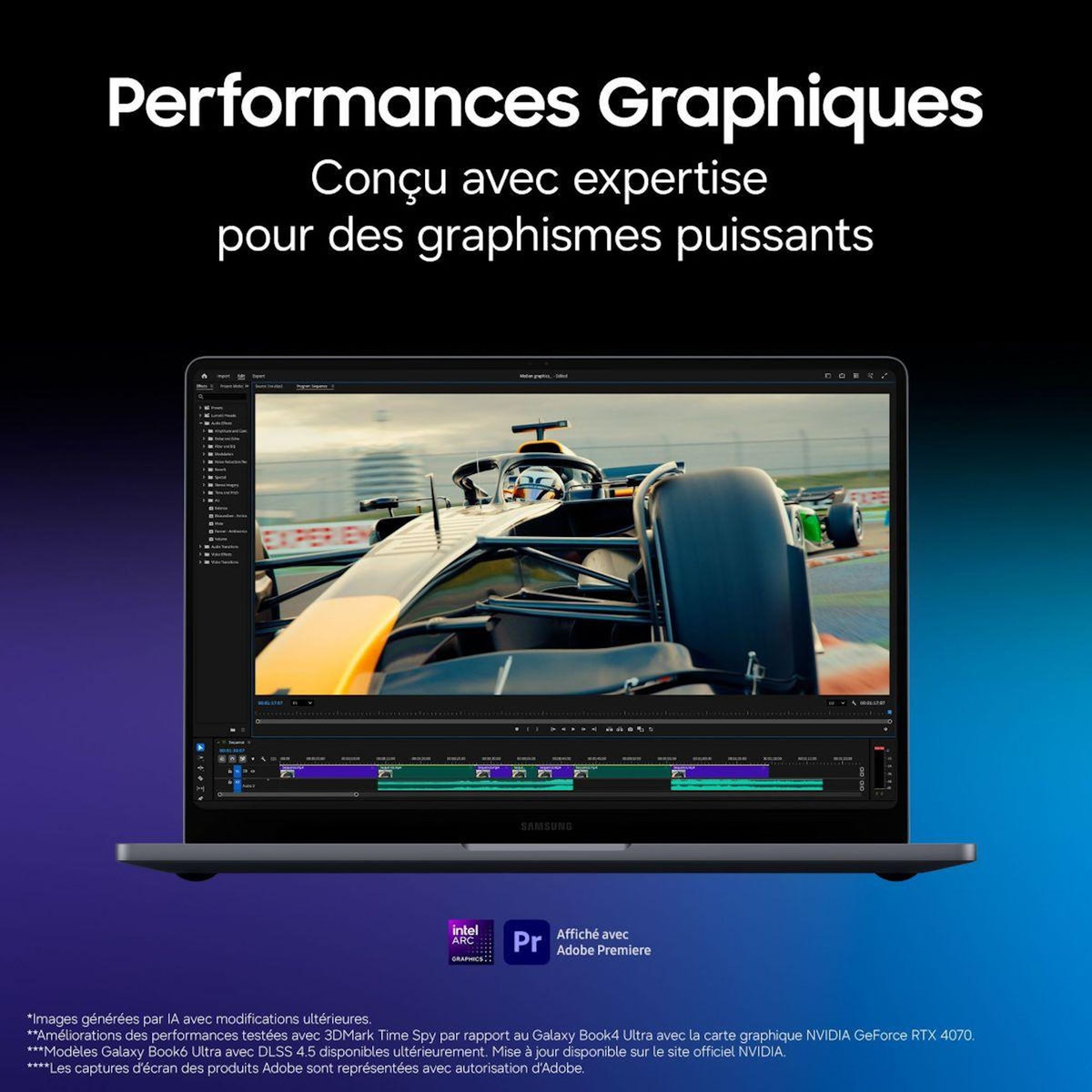 Samsung Ordinateur portable Galaxy Book6 Ultra AI 16  Tactile - Intel Core Ultra X7 - 32 Go RAM - SSD 1 To - Copilot+