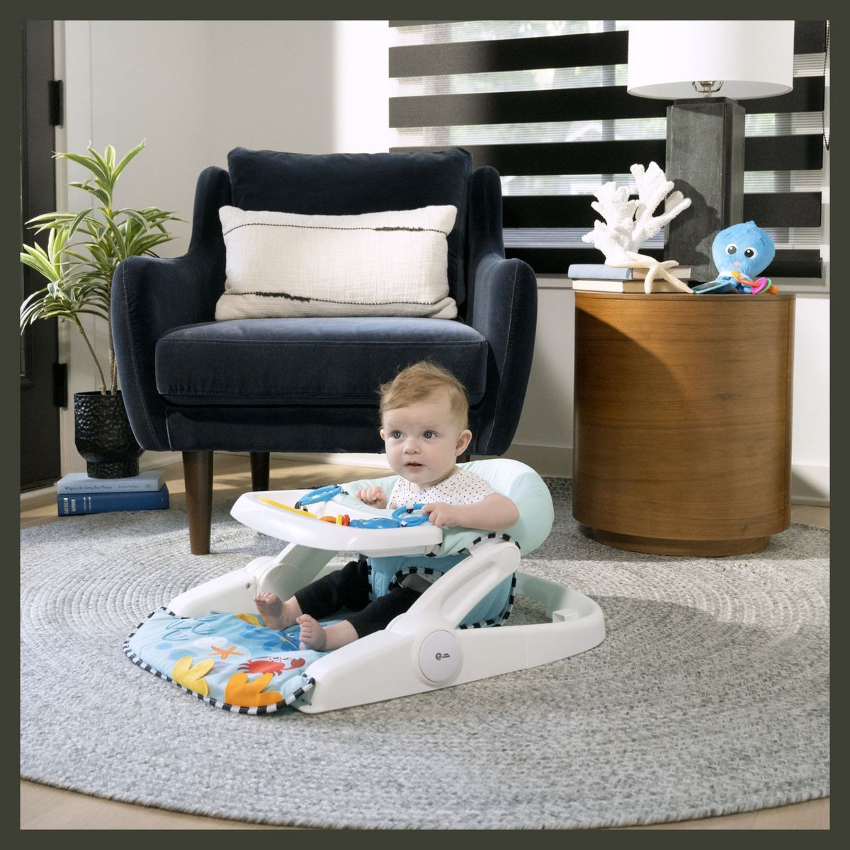 Baby Einstein Siège au sol position assise 2-en-1