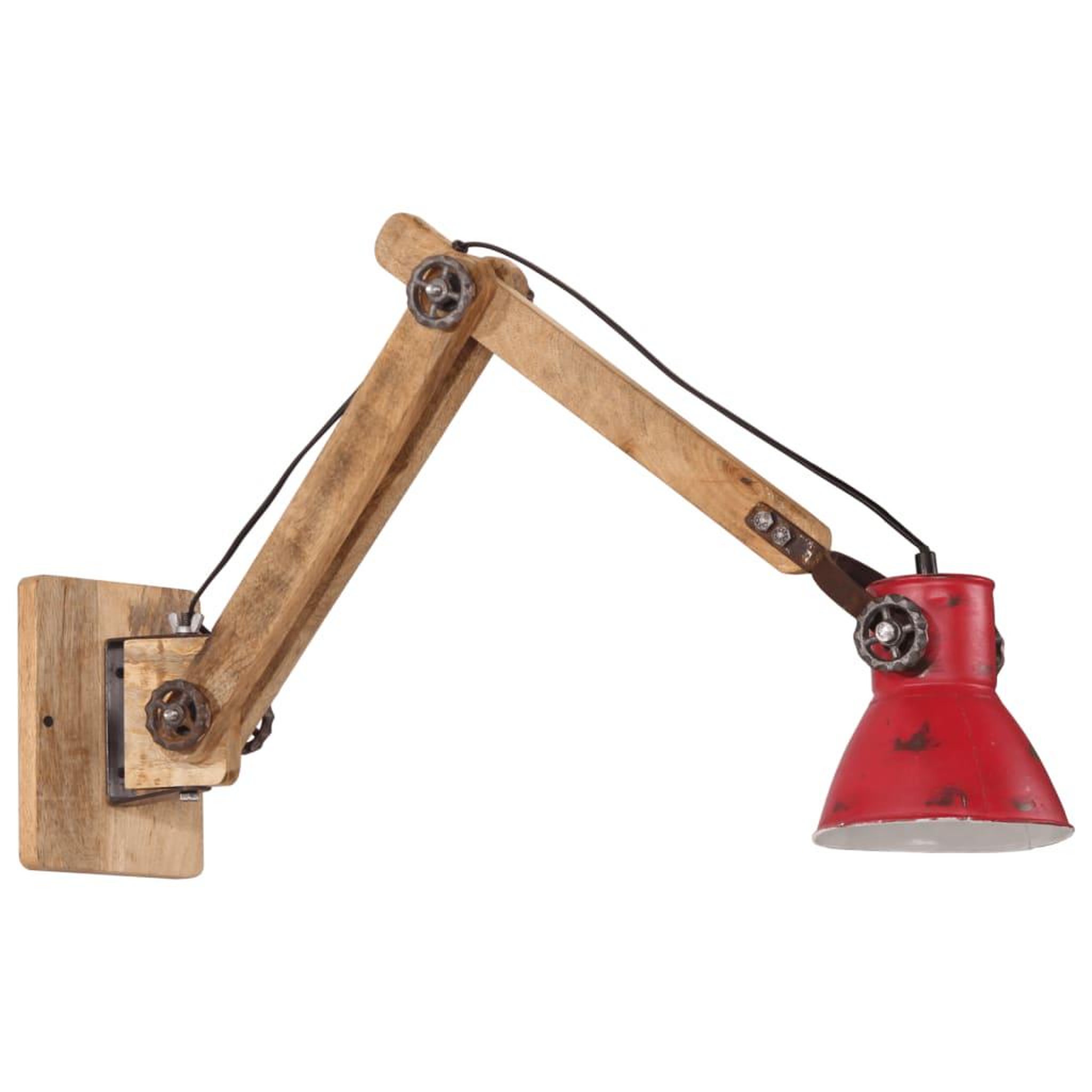 Voir la diapositive 2 : VIDAXL Lampe murale 25 W rouge delave 96x15x20 cm E27