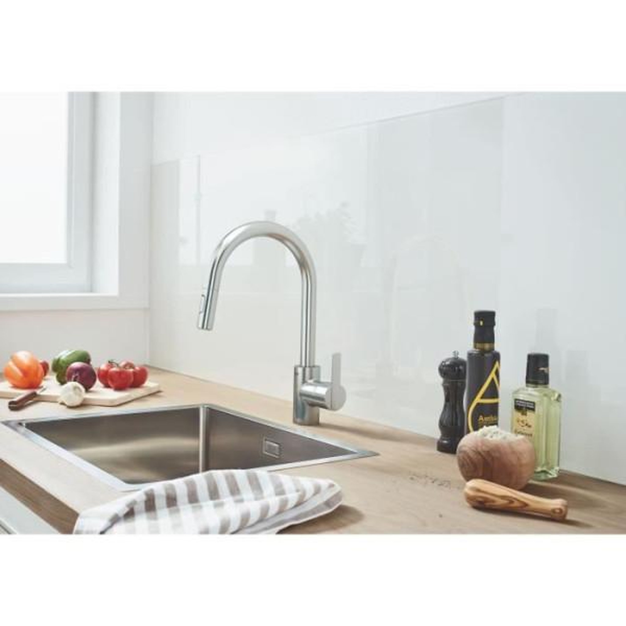 Voir la diapositive 2 : Grohe GROHE - Mitigeur monocommande Evier