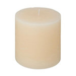 ATMOSPHERA Bougie Cylindrique  Rustic  10cm Ivoire