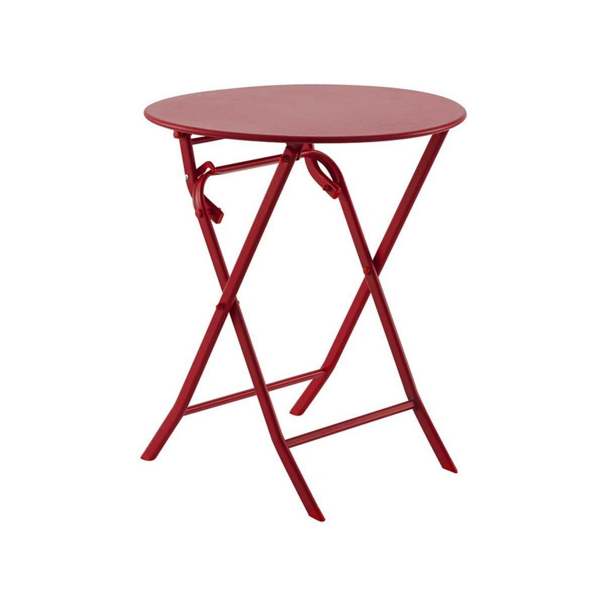 HESPERIDE Table de jardin ronde Greensboro Ø 60 cm Groseille - Hespéride