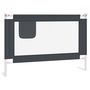 Voir la diapositive 2 : VIDAXL Barriere de securite de lit d'enfant Gris fonce 100x25 cm Tissu